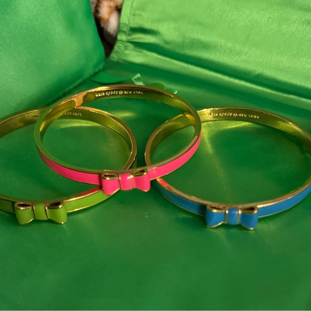 Kate Spade Bow Bangle Bracelets - image 2